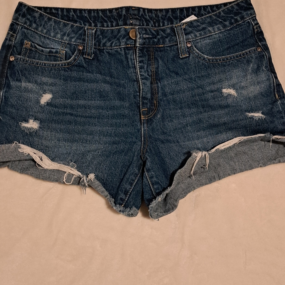 Jean shorts by Seven7,  Size 10, great worn look, in good shape